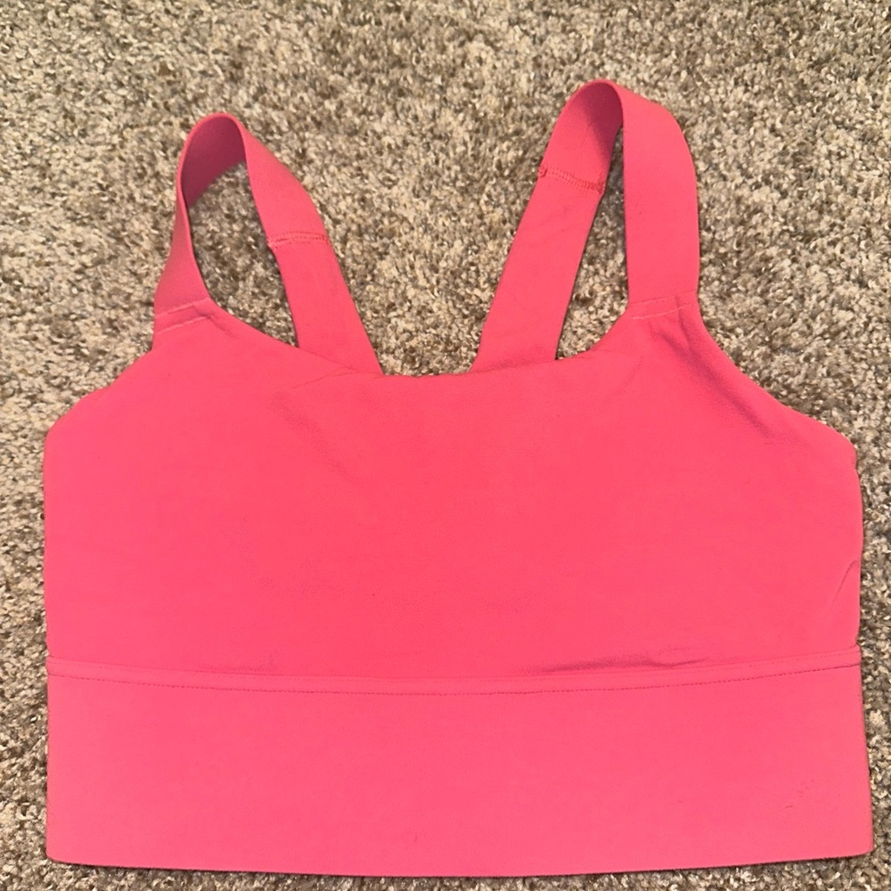 Athleta Crop Top Womens Small Pink Built In Bra